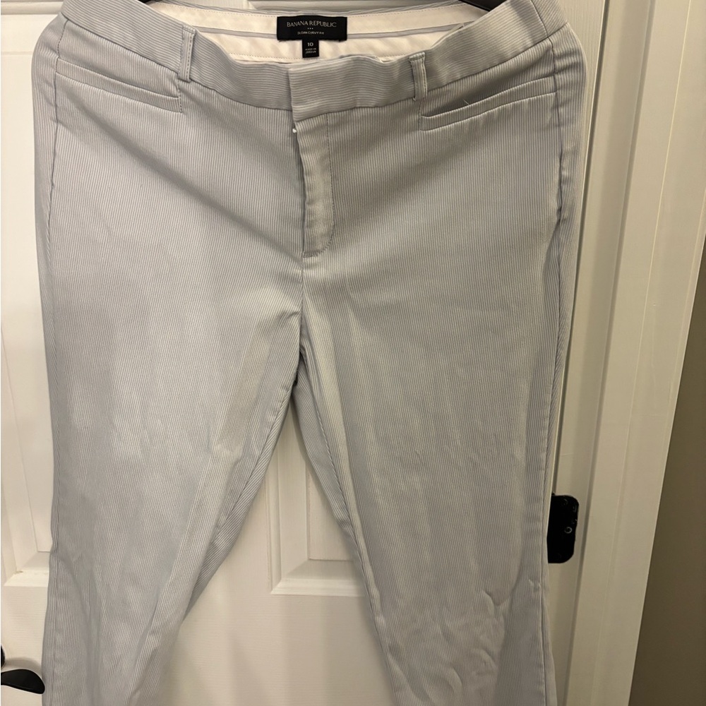 Women’s Banana Republic Soft Blue pin stripe Trousers